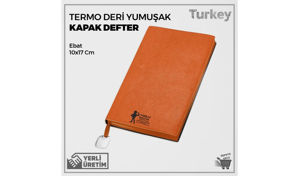 Termo Deri Yumuşak Kapak Defter